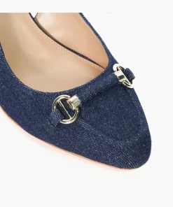 Hot Crest - Navy Heels