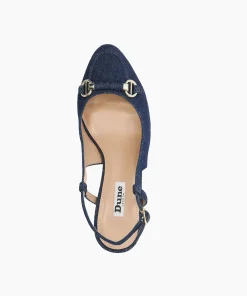 Hot Crest - Navy Heels