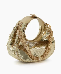 Clearance Dressing - Gold Handbags