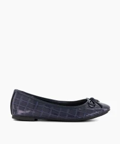 Fashion Hallo - Navy Ballet Pumps