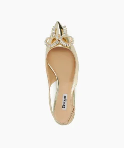 Cheap Happiest - Gold Ballet Pumps