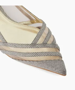 New Harlenes - Pewter Ballet Pumps