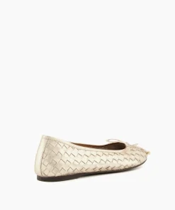 Cheap Hartlyns - Gold Ballet Pumps