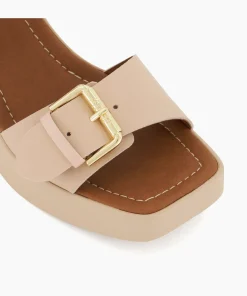 Shop Jenies - Blush Block Heeled Sandals