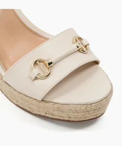 Hot Kai - Ecru Wedge Sandals