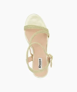 New Kaia - Gold Wedge Sandals