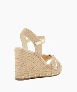 New Kays - Natural Wedge Sandals