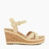 Discount Kelisa - Natural Wedge Sandals