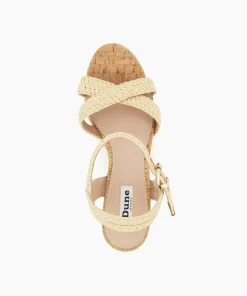 Discount Kelisa - Natural Wedge Sandals