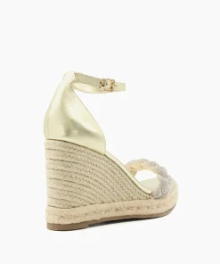 Discount Kingdom - Gold Wedge Sandals
