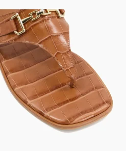 Flash Sale Lexley - Tan Flat Sandals
