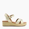Hot Linnie - Gold Wedge Sandals