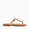 Discount Louise - Ecru Flat Sandals