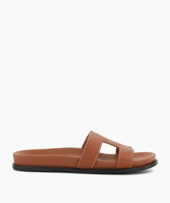 Sale Loupa - Tan Flat Sandals