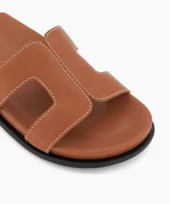 Sale Loupa - Tan Flat Sandals
