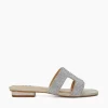 Cheap Loupe - Silver Flat Sandals