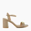 Shop Manual - Taupe Block Heeled Sandals
