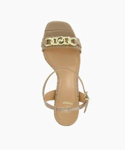 Shop Manual - Taupe Block Heeled Sandals