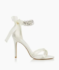 Outlet Martina - Ivory Heeled Sandals