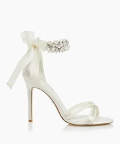 Best Sale Martine - Ivory Heeled Sandals