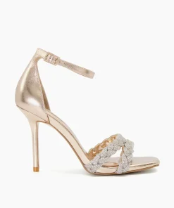 Store Melodic - Rose Gold Heeled Sandals