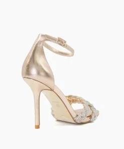 Store Melodic - Rose Gold Heeled Sandals