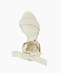 Shop Melodies - Ivory Block Heeled Sandals