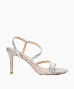 Hot Melonie - Silver Heeled Sandals