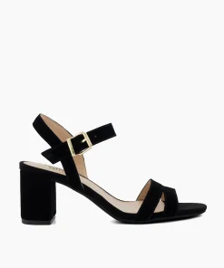 Flash Sale Merisa - Black Block Heeled Sandals