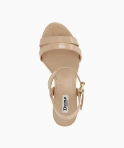 Online Merisa - Nude Block Heeled Sandals