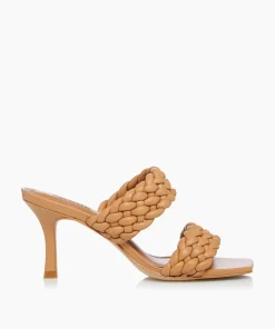 Shop Moritz - Camel Heeled Sandals