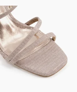 Outlet Musical - Rose Gold Wide Fit Sandals