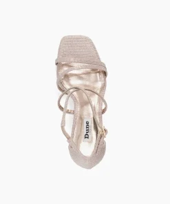 Outlet Musical - Rose Gold Wide Fit Sandals