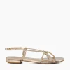 Outlet Norella - Gold Flat Sandals