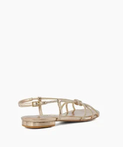 Outlet Norella - Gold Flat Sandals