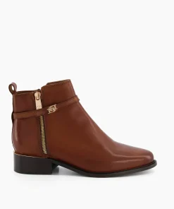 Outlet Pap - Tan Ankle Boots