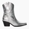 Hot Pardner 2 - Silver Western Cowboy Boots