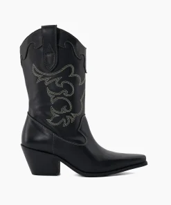 New Prickly - Black Western Cowboy Boots