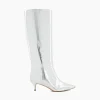 Flash Sale Smooth - Silver Knee High Boots