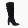 Fashion Stigma - Navy Knee High Boots